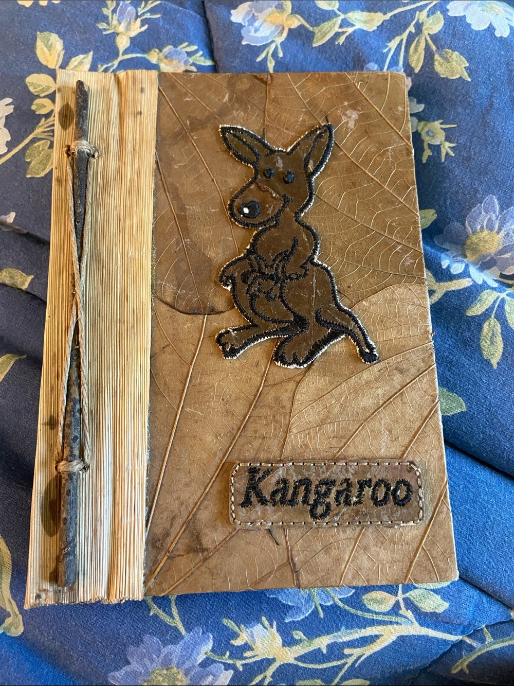 Kangaroo Embossed Brown Journal